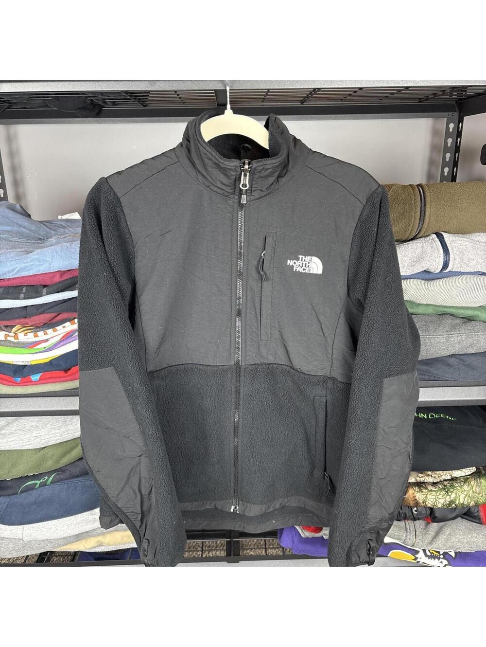 The North Face Denali Jacket Womens M Black Fleece Full Zip Gorpcore